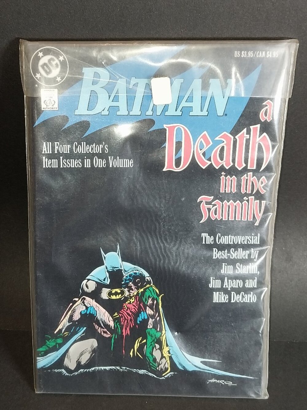 Batman: A Death in the Family, 1988 First Edition Comic Book in Plastic